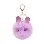 Plush Keychains Manufacturer - Cute Cartoon Rabbit Bag Pendant Charm 3d Pom