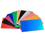 Business Card Blanks Supplier - Wholesale Metal Custom Anodized Aluminum DIY