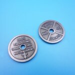 Commemorative Coin Manufacturer - Custom 3D Electroplated Antique Silver Brass