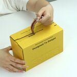 Paper Box Supplier - Small MOQ Custom Glue Free Shipping Airplane Zipper