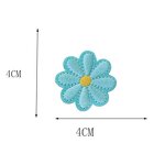 Embroidery Badge Patch Factory - Daisy Flower Bag Jacket Custom