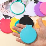 Pocket Makeup Mirror Supplier - Mini Folding Round Small Vintage Travel
