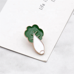 Brooch Pin Manufacturer - Vegetable Cabbage Radish Custom Lapel Enamel