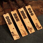 Wood Ruler Bookmarks Manufacturer - Custom Bamboo with Tassel