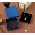 Jewelry Packaging Boxes Supplier - Luxury Peacock Blue Small Cardboard Paper