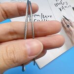 Keychain Cable Manufacturer - Custom Stainless Steel Wire Bulk 1.5mm Loops