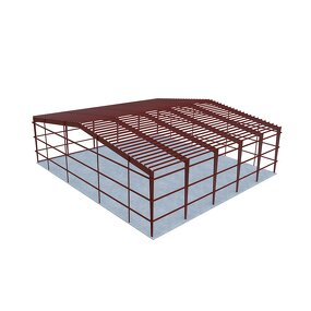Lightweight Steel Frame Warehouse Manufacturer - OEM/ODM Clear Span Metallic Roof Structure Office