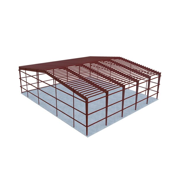 Lightweight Steel Frame Warehouse Manufacturer - OEM/ODM Clear Span Metallic Roof Structure Office