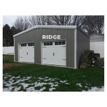 Fireproof Steel Frame Factory - OEM/ODM Carport Prefab Garage Metal Garden Storage Shed