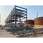 Prefab Steel Building Factory - OEM/ODM Flat-frame House Kits Sandwich Panel Industrial