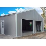 Farm Garden Sheds Factory - OEM/ODM Large Storage Industrial Modern Price Outdoor with Garage Door