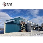 Metal Construction Hangar Manufacturer - OEM/ODM Workshop Showroom Supermarket Building Prefabricated