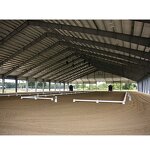 Metal Free Span Building Factory - OEM/ODM Light Steel Structure Frame Prefabricated Indoor Horse
