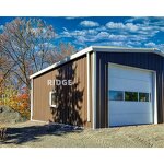 Fireproof Steel Frame Factory - OEM/ODM Carport Prefab Garage Metal Garden Storage Shed