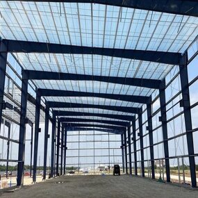 Lightweight Steel Frame Factory - OEM/ODM Clear Span Warehouse Office Metal Building Kits for