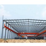 Prefab Steel Building Factory - OEM/ODM Flat-frame House Kits Sandwich Panel Industrial