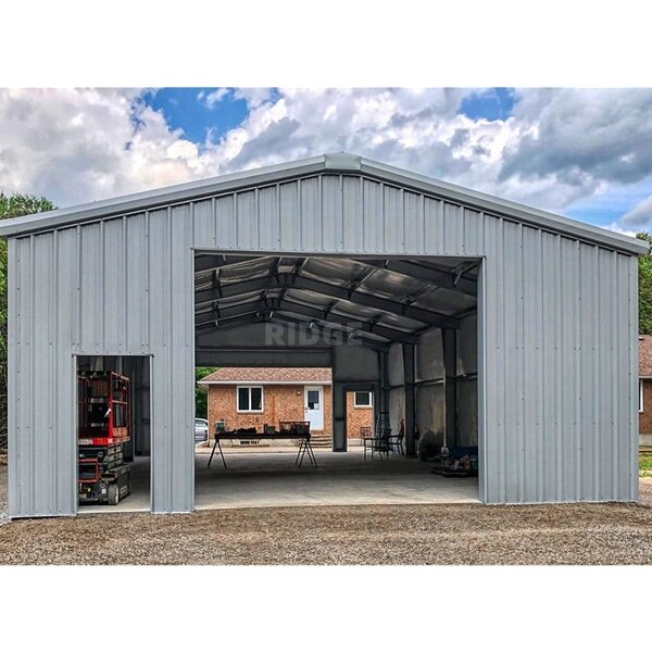 Fireproof Steel Frame Factory - OEM/ODM Carport Prefab Garage Metal Garden Storage Shed