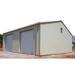 Metal Shed with Garage Factory - OEM/ODM 12x10 30x50 Quick Outdoor Prefab Modern Storage