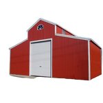 Farm Garden Sheds Factory - OEM/ODM Large Storage Industrial Modern Price Outdoor with Garage Door