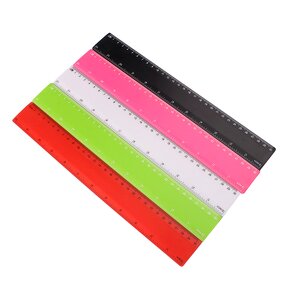 Metal Scale Ruler Supplier - 15-30CM OEM logo High Quality Metric & Inch