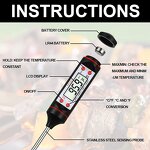 Cooking Thermometer Supplier - LCD Screen Fast Data Access Ultra Accurate