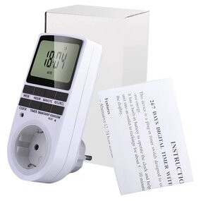 Digital Timer Switch Manufacturer - 220V 24 Hour Cyclic Programmable Socket