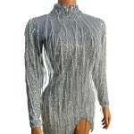 Popular Women's Fashion Manufacturer - OEM/ODM Novance Y2066 Handmade Diamond Tassel Bodycon Mini High