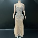 Rhinestone Prom Dress Factory - OEM/ODM Novance Y6 Tassels Puffy Princess Spaghetti Strap Wedding
