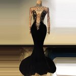 Women Fashion Dress Manufacturer - OEM/ODM Novance 2021 Long Party Crystal Personality Hollow Out