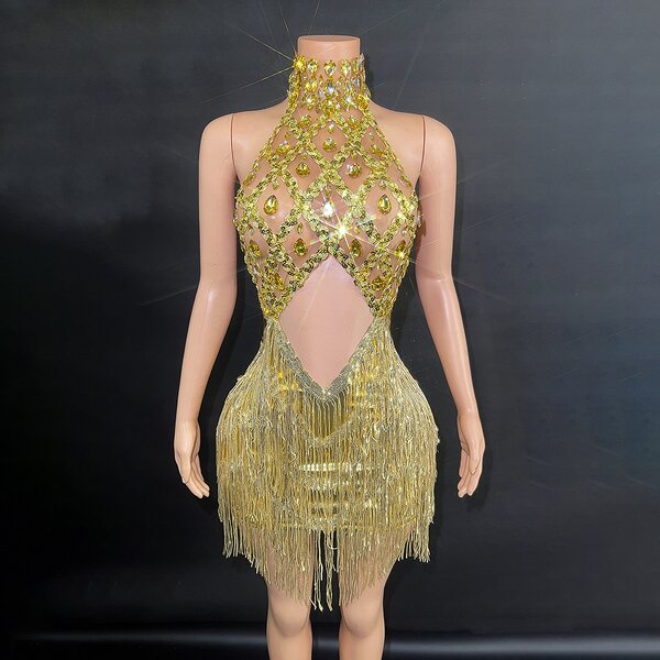 Evening Gown Manufacturer - OEM/ODM Novance Trending Sexy Club Dress Rhinestone