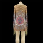 Summer Dress Manufacturer - OEM/ODM NOVANCE Y2252-B 2022 Colored Diamond Pattern Tassels Rhinestone