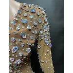 Factories for Sale Manufacturer - OEM/ODM NOVANC Sexy See Through Dazzling Laser Diamonds Long