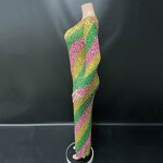 Rhinestone Evening Dress Factory - OEM/ODM Novance Y3285 Colorful Shining Long Sleeve Sexy