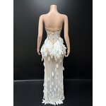 Club Dress Manufacturer - OEM/ODM Novance Y5483 Hot 2025 Lady High Slit Sequined Evening