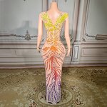 New Products Evening Dress Manufacturer - OEM/ODM Novance Y4582 2025 Beadings Rhinestones Luxury Slim Sexy