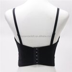 Silver Bralette Factory - OEM/ODM NOVANCE 2022 Glass Diamond Bead Wire Crop Top Loose Top