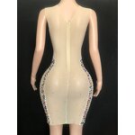 Sparkling Dress Manufacturer - OEM/ODM NOVANCE 2023 Colorful Diamonds Sexy Transparent Sleeveless