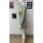 New Product Dress Factory - OEM/ODM NOVANCE Shiny Crystals Sequins Sexy Tube Top Light Green
