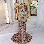 Top Selling Prom Dress Manufacturer - OEM/ODM Novance Y4214 Rhinestones Tassels Elegant Long Mermaid