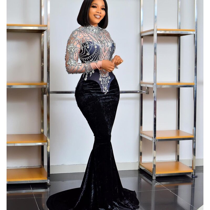 Women Fashion Dress Manufacturer - OEM/ODM Novance 2021 Long Party Crystal Personality Hollow Out