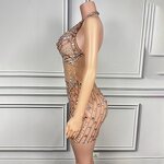 Backless Sexy Dress Factory - OEM/ODM Novance Y3999 Halter Night Club Cocktail Party Chic