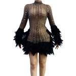 Plus Size Women's Clothing Factory - OEM/ODM Novance Summer 2023 Diamond Luxury Ball Short Robe