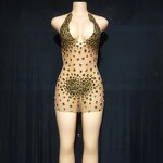 2022 Women Clothing Factory - OEM/ODM NOVANCE Y2109-B Love Crystal Translucent Sexy V-Neck Halter