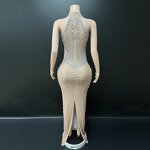 Hollow Out Party Dress Factory - OEM/ODM Novance Y4 Sexy Slim Fit Elegant Blingbling Rhinestone