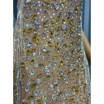 Dubai Evening Dress Factory - OEM/ODM Novance Y5235 Wedding Party Gowns Sleeveless Silver Prom