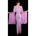 Plus Size New Arrivals Factory - OEM/ODM 2022 Satin Dressing Gown Sexy Crystal Lady Tassel