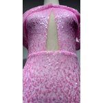 Women's Active Wear Manufacturer - OEM/ODM NOVANCE Off Shoulder Pink Elegant Long Sheer Ball Gown