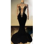 Women Fashion Dress Manufacturer - OEM/ODM Novance 2021 Long Party Crystal Personality Hollow Out