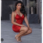 New Style Dress Factory - OEM/ODM Red Sleeveless Backless Bondage Party One Piece