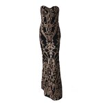 Sexy Sequins Dress Factory - OEM/ODM Sweetheart V Neck Embroidery Sequins Long Maxi Evening